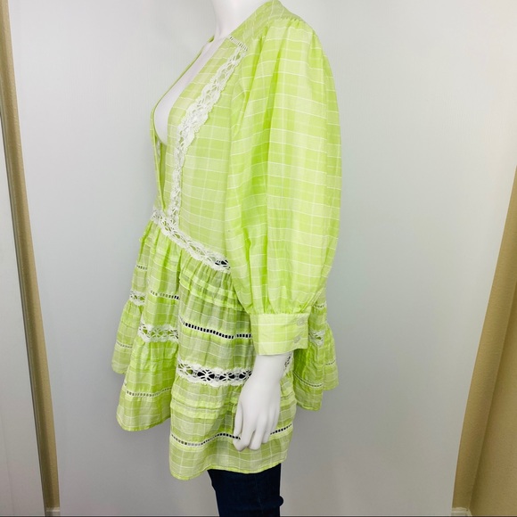 Free People Sz M Time Out Lace Tunic - Picture 3 of 8